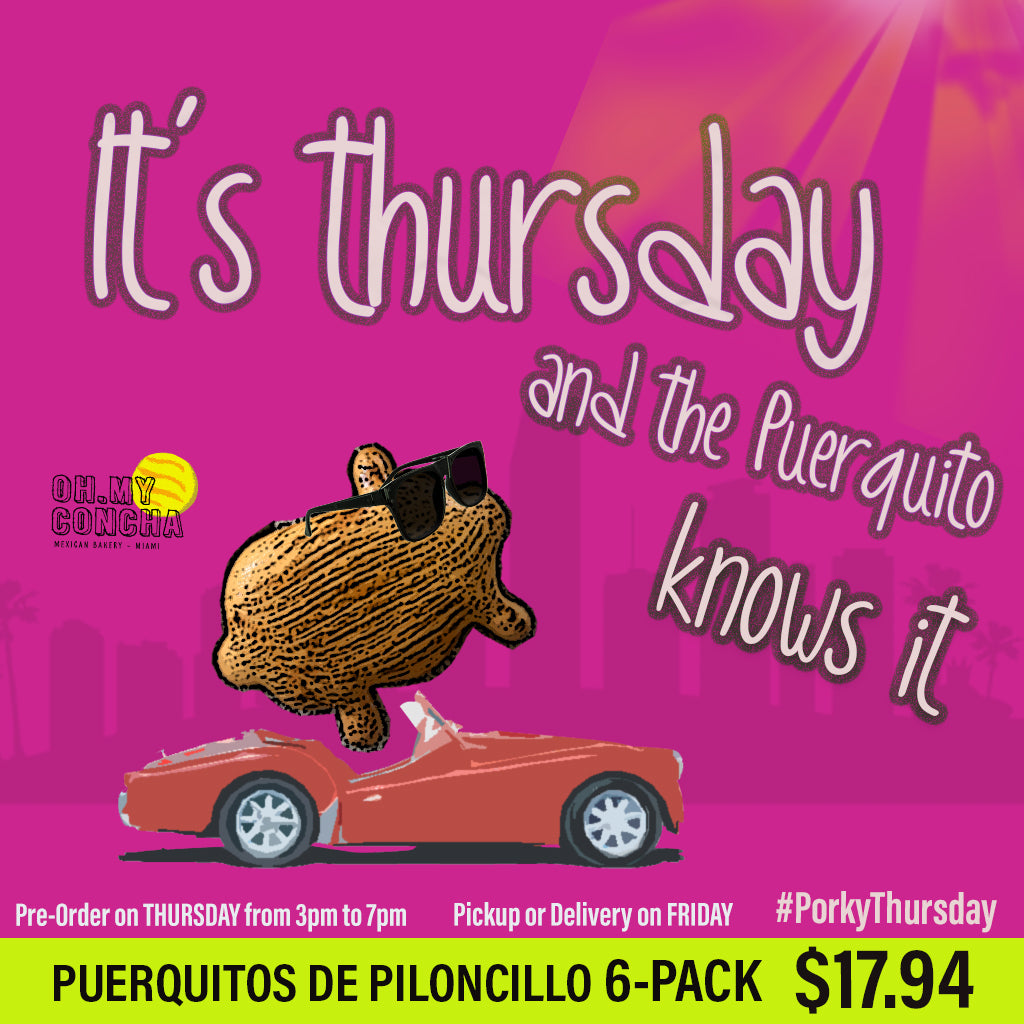 Puerquitos de Piloncillo 6-Pack PORKY THURSDAY PROMO