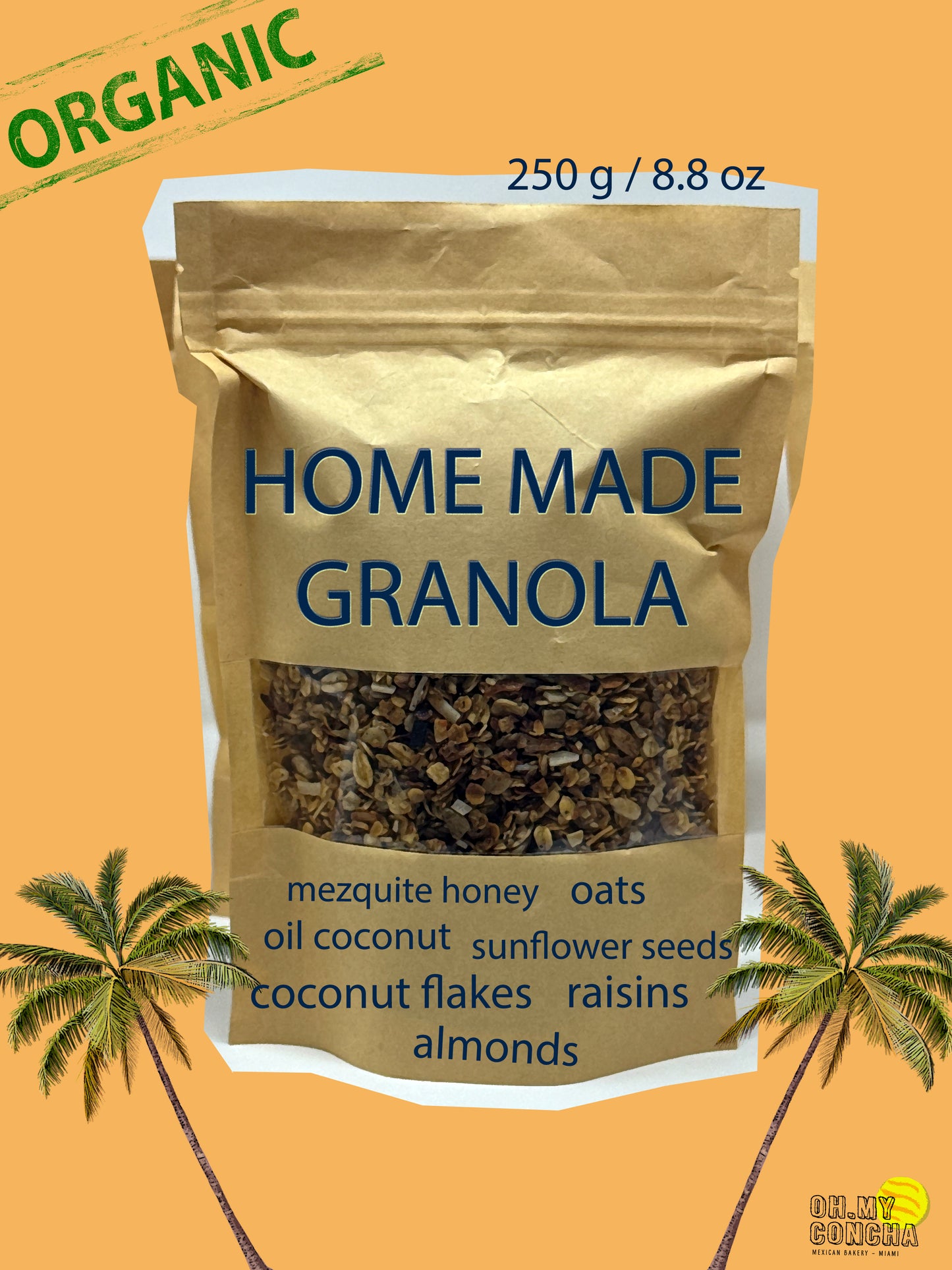 Homemade Granola with Mezquite Honey